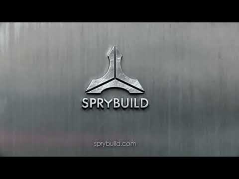 Sprybuild&#039;s 3D printer with conveyor belt