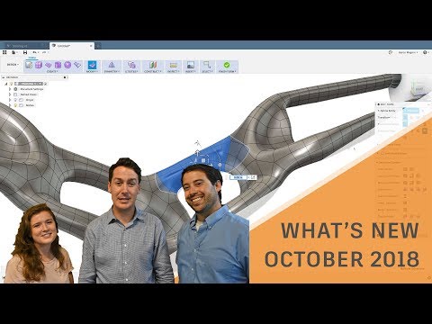 What&#039;s New in Fusion 360 October 2018 Update