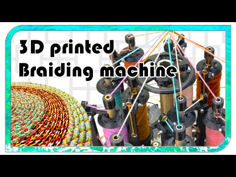 3D printed Braiding machine - Assembly instruction / Download all 3D Files / Drawings andPartilist