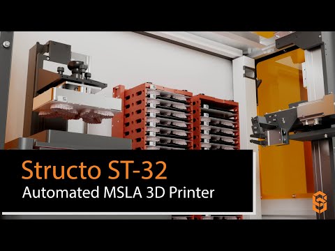 Structo ST-32 | Semi-automated MSLA 3D Printer For Clear Aligners