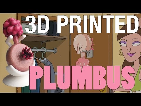 3D Printing a Rick and Morty Plumbus