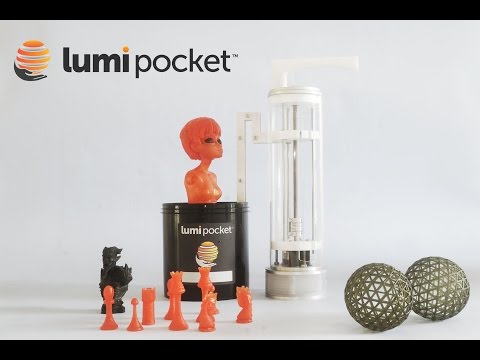 LumiPocket: affordable, easy to use, high quality portable 3D printer