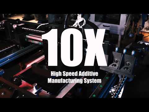 REAL TIME FOOTAGE - 10x 2020 Fastest Carbon Fiber Composite 3D Printer