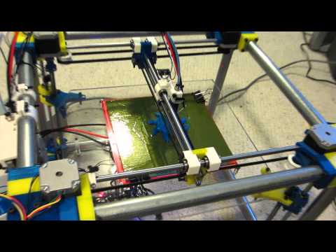 UConduit h-bot 3D Printer -- First Prints