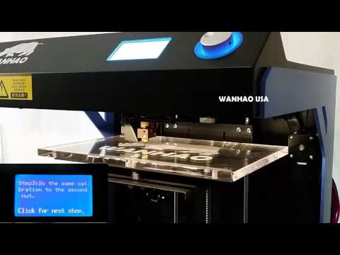 Wanhao Duplicator 5 - Build Plate Calibration