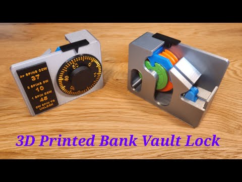 3D Printed Vault Combination Lock