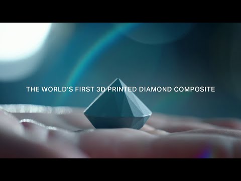 A closer look at the world’s first 3D printed diamond composite