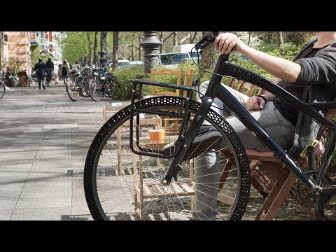 World-First 3D Printed Airless Bicycle Tire