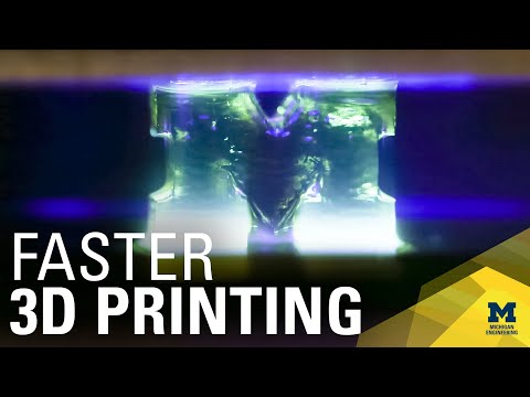 3D printing 100 times faster with resin