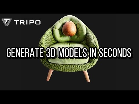 Tripo AI: the advanced and free tool for text-to-3D and image-to-3D models