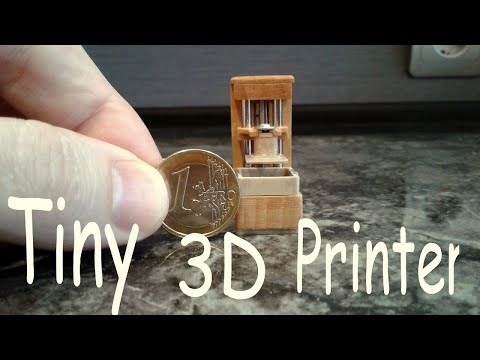 Smallest 3D Printer in the World | World Record | Portable