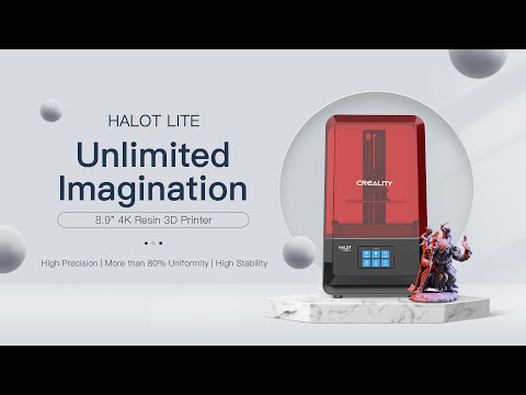 roduct Trailer | Creality HALOT-LITE 8.9&#039;&#039; 4K LCD Resin 3D Printer Is Coming