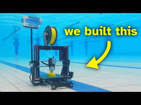 3D printing underwater actually WORKS