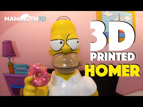 3D Printing a Life-Sized Homer Simpson - The Worlds Largest 3D Printer