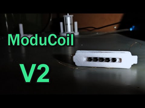 The ModuCoil V2 - A coil with a bit more Oomph! #tinkering #diy #3dprinting #sustainability