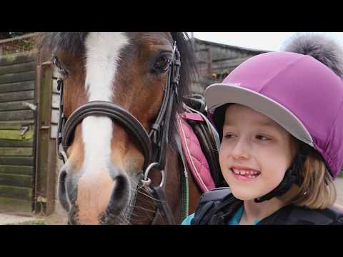 Imogen&#039;s bespoke horse riding helmet