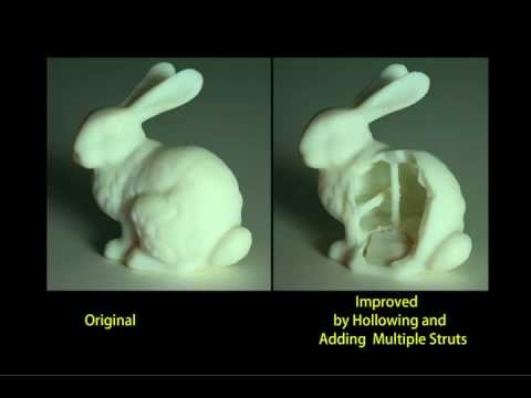 Stress Relief: Improving Structural Strength of 3D Printable Objects