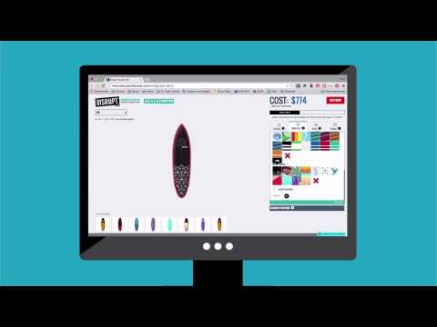 Disrupt Surfing : What We Do : 3D Surfboard Customisation