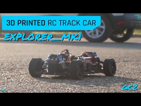 3D printed RC track car || EXPLORER_MK1