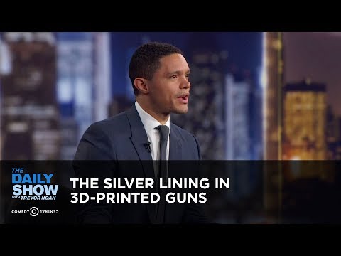 The Silver Lining in 3D-Printed Guns - Between the Scenes | The Daily Show