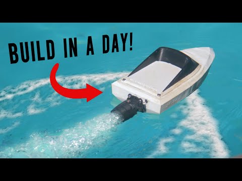 Build the EASIEST 3D Printed RC Jet-propulsion Boat!