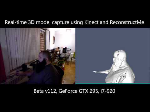Real-time Kinect 3D scanning with ReconstructMe