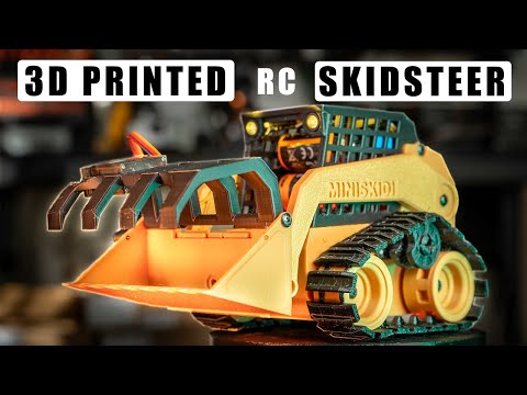 V3.0 - 3D Printed RC SkidSteer DIY
