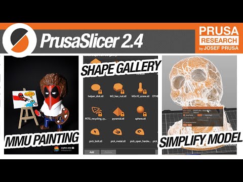 New features in PrusaSlicer 2.4 - MMU painting, improved supports and more!