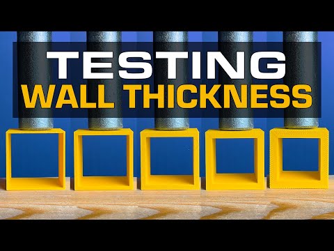 How Does Wall Thickness Affect 3D Printed Part Strength? | 3D Printing Testing Lab