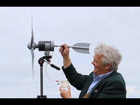 r baut tragbare Windturbine mit 3D-gedruckten Teilen