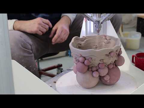 3D print clay and Art interaction | Delta WASP 40100 | Andrea Salvatori