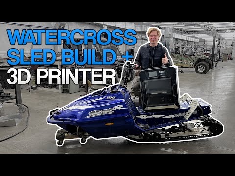 How to 3D print parts for your water cross sled!