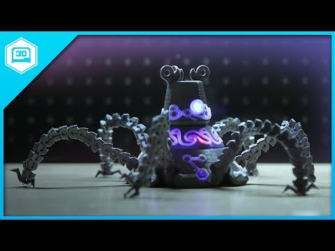Guardian Robot – Zelda Breath of The Wild #3DPrinting #Adafruit