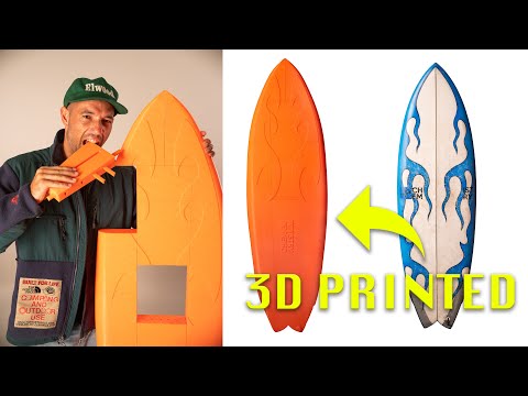 I 3D PRINTED A SURFBOARD AT HOME