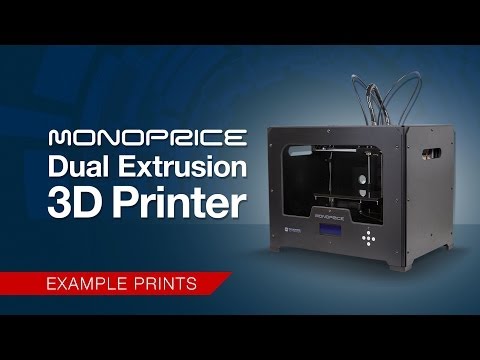 Monoprice 3D Printer Example Prints