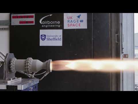 3D printed student rocket engine