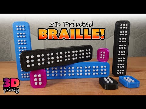 3D Printed Braille Cells - Printing with Purpose!