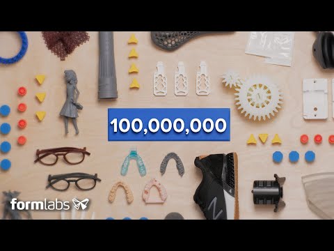 Celebrating 100,000,000 Innovations Made With Formlabs 3D Printers