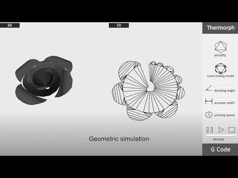 Demonstrating Thermorph: Democratizing 4D Printing of Self-Folding Materials and Interfaces