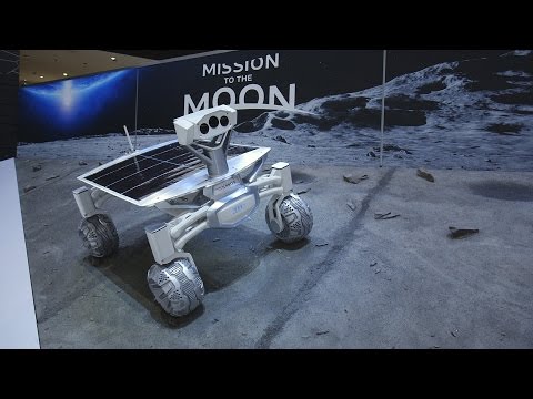 Audi’s amazing robotic moon rover at the Detroit Auto Show