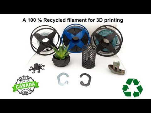 NEFILATEK : A 100 % recycled 3D printing filament | Mixon Technology