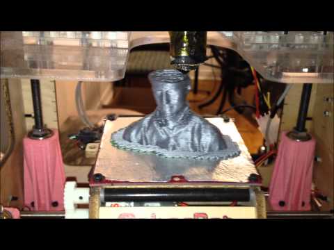 MakerBot - Printing a Kinect-captured model from ReconstructMe