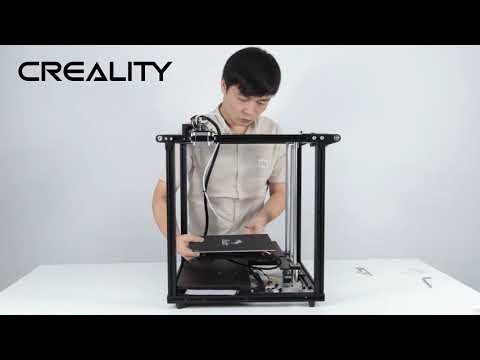 Creality Ender-5 3d printer Official Unbox Assemble and Print (How to)