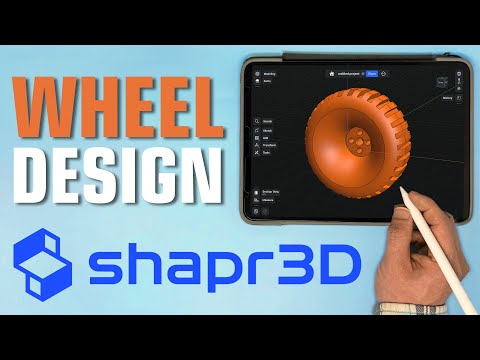 Designing Wheels Using Shapr3D&#039;s Parametric Modeling | Design for Mass Production 3D Printing