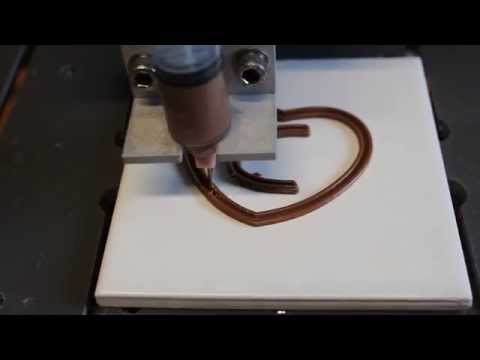 3D Chocolate Printer creating &quot;C&quot; logo