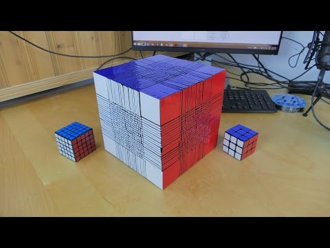 22x22 Rubik&#039;s cube (Former World Record)
