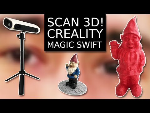 NOUVEAU scanner 3D Creality Magic Swift (CR-Scan 01)! &amp; Test eco-filament PLA Solutions Efikeco!