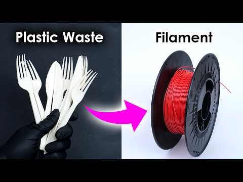 From Trash to Treasure: Recycle Cutlery into 3D Filament!
