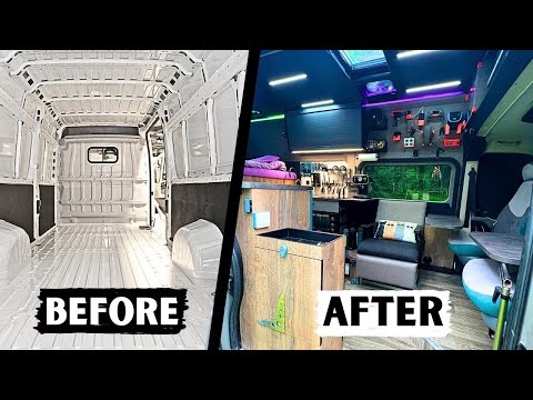 Sophisticated Camper Van Conversion - 3 Years Start to Finish