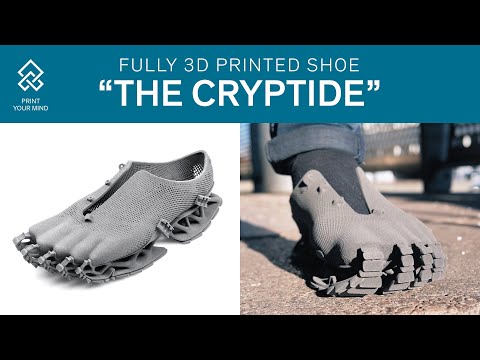 &quot;The Cryptide Sneaker&quot; – Fully SLS 3D printed Shoe | Designed by Stephan Henrich